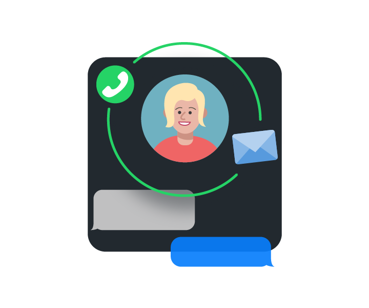 Phone number and Email